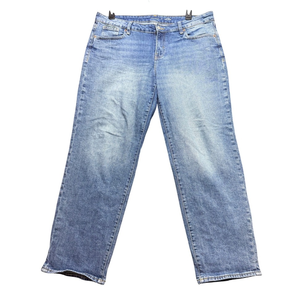 Old Navy O.G. Loose Jeans Womens 14 Blue‎ Excellent Low Rise Straight Leg